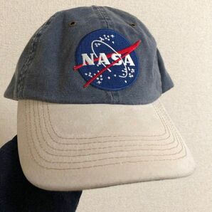 ビンテージ　NASA　キャップ　帽子　UVカット加工済み　色褪せ防止加工済み