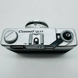 CANON キヤノン Canonet QL17 フィルムカメラ レンジフィルター シルバー 40mm F1.7 中古品 動作未確認 現状品 格安 1円出品 7741の画像9