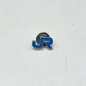 JR west day head office chapter insignia collar chapter pin bachibachi badge railroad SILVER silver made blue blue screw type National Railways Japan country have railroad collection hobby 8447