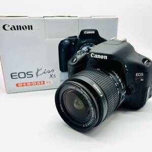 CANON キャノン EOS Kiss X5 デジタル一眼レフ デジタルカメラ レンズ 2本 EF-S 18-55㎜ IS Ⅱ EF-S 55-250㎜ IS Ⅱ 付属品 動作品 8564