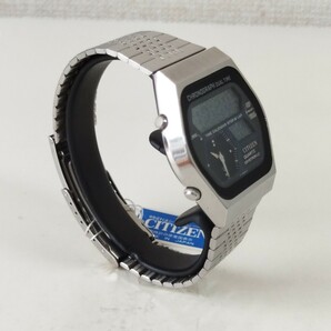 ジャンク CITIZEN シチズン LC クリストロン アナデジ デジタル デジアナ クォーツ クロノグラフ アラーム 腕時計の画像5