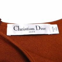 良品 国内正規品 Christian Dior クリスチャン ディオール ウール ニット キャミソール ワンピース 36 イタリア製_画像8