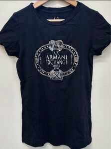 アルマーニて Tシャツ 半袖Tシャツ 黒