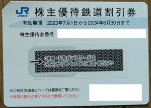 JR西日本株主優待　2024年6月30日まで