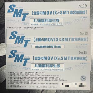 MOVIX＆SMT直営映画館　映画観賞券　3枚 