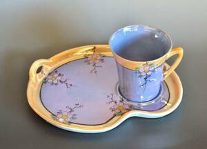  античный Elite B... глянец luster одежда - керамика снэки plate чайная чашка pi-chi. голубой #2