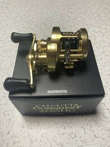 ★シマノ★SHIMANO★15カルカッタコンクエスト200★HG★ハイギア★RIGHT★右ハンドル★ギア比6.2★ベイトリール★淡水のみ使用★