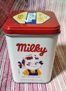  Fujiya Mill key Peko-chan reissue design empty can * postage 300 jpy ~