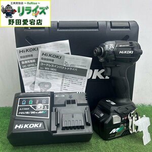 【送料無料】HiKOKI ハイコーキ WH18DC(XCB) 18V コードレスインパクトドライバー ストロングブラック【未使用】