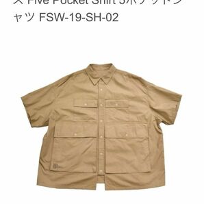 FreshServiceFive Pocket Shirt定価¥24,200 フレッシュサービス　ベージュ