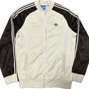 SPECIAL！ 70s adidas ATP フランス製 ventex 超希少 人気カラー ブラウン ベージュ トラックジャケット サイズXL相当の画像1