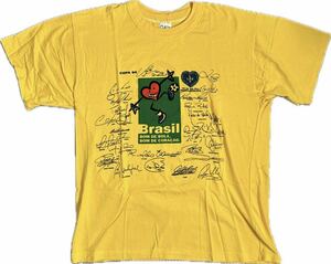 90s Brazil soccer Tシャツ シングルステッチ サッカーTシャツ ヴィンテージ 検索用 40s 50s 60s 70s 80s アメカジ