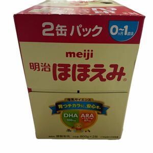 明治ほほえみ2缶パック(800g×2缶) 賞味期限2024/7