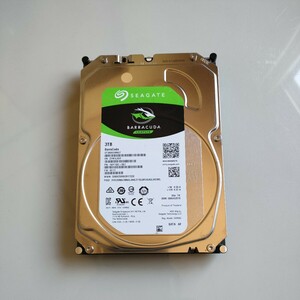 3TB HDD SEAGATE BarraCuda 中古品 動作確認