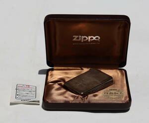 ZiPPO ジッポ オイルライター I XIV 四面加工 ケース付 No.0078 BRADFORD.PA.　中古