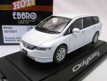 ★人気の白パール!★HONDA OdyssEy Premium White P. 1/43【RB1/2 オデッセイ プレミアムホワイトパール】★美品!★527_画像1