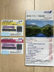 全日空　ANA 株主優待　2枚　優待冊子　1冊