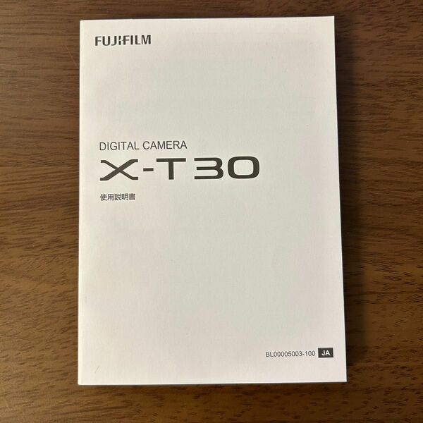 FUJIFILM X-T30 使用説明書 取扱説明書 取説 マニュアル