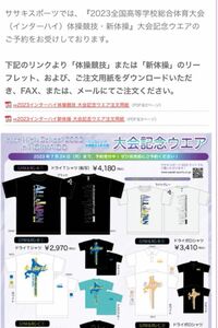 ササキ　限定　2023インターハイ大会記念Tシャツ M 未使用品