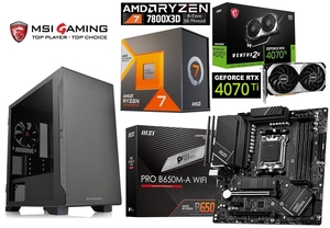 ★最新AMD Ryzen7 7800X3D/RTX4070Ti/B650/DDR5 32GB/M.2SSD 1TB/850W/Win11 Pro/Office2021 Pro 限定特価!!