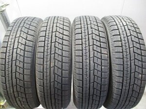 管理番号 R445 スタッドレス 中古タイヤ 2021年 深溝 155/65R13 冬4本価格！ヨコハマ IG60 法人宛/営業所止め送料無料 ゼスト ワゴンR