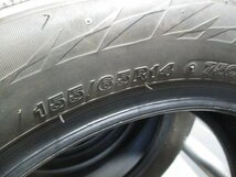 管理番号 R448　スタッドレス 中古タイヤ 155/65R14 深溝 冬4本価格！BS VRX2 法人宛/営業所止め送料無料 N-BOX タント スペーシア_画像6