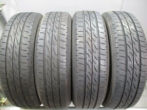 管理番号 R449　サマー 中古タイヤ 155/65R14 夏4本価格！BS NEXTRY 2021年製 法人宛/営業所止め送料無料 N-BOX タント