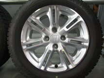 R487　中古セット スタッドレス 175/65R15 ×5.5J +45 ホンダ純正 冬4本セット！BS VRX2 法人宛/営業所止め送料無料 フィット インサイト_画像4