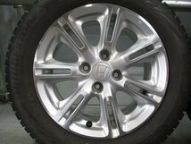 R487　中古セット スタッドレス 175/65R15 ×5.5J +45 ホンダ純正 冬4本セット！BS VRX2 法人宛/営業所止め送料無料 フィット インサイト_画像2