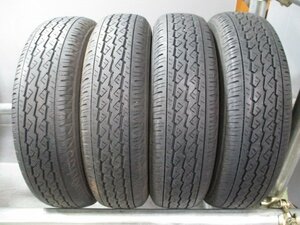 R531 中古タイヤ サマー 145/80R12 80/78N LT 夏4本価格！BS K370 2021年製 法人宛/営業所止め送料無料 軽トラ バン