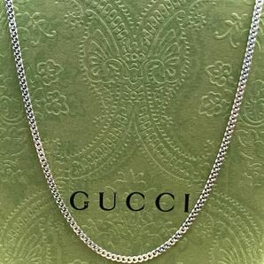 【即決/送料込み】正規品 GUCCI/グッチ 喜平/キヘイ チェーンネックレス(約42.3cm)シルバー925/スターリングシルバー