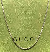 【即決/送料込み】正規品 GUCCI/グッチ ベネチアンチェーンネックレス シルバー925/スターリングシルバー(50-60.5)_画像1