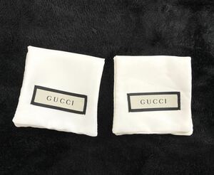 [ быстрое решение / включая доставку ]GUCCI/ Gucci ювелирные изделия сумка для хранения / аксессуары inserting белый /2 шт. комплект ( кольцо, браслет, серьги, колье и т.п. )