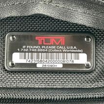 1円 【未使用級】TUMI トゥミ ビジネスバッグ ブリーフケース 2way ジャーヴィス バリスティック A4&PC可 大容量 ブラック 黒 _画像10
