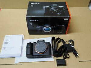 *SONY Sony mirrorless single-lens α7II ILCE-7M2 body Schott number 1245 times beautiful goods 