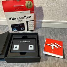 IK Multimedia iRig Blue Turn 音響機器　Bluetooth page チューナー　海外メーカー_画像1