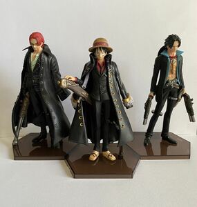 ONE PIECE フィギュア ストロングワールド　ルフィ＆エース&シャンクスmodel 