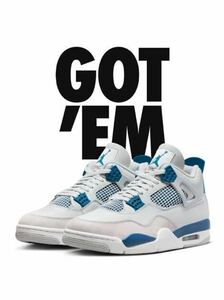 Nike Air Jordan 4 Retro Industrial Blue 29cm ナイキ エアジョーダン4 レトロ インダストリアルブルー 国内SNKRS購入 新品 正規品 