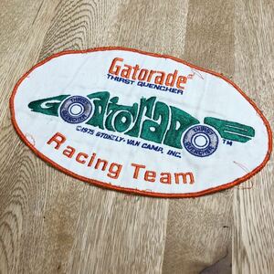 ★70’s ゲータレード Gatorade 1975年 レーシングチーム F1 刺繍 ワッペン パッチ 企業 ドリンク メーカー ビンテージ USA