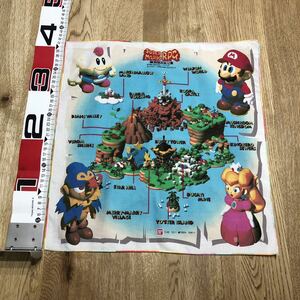 * super Mario RPG носовой платок 1995 год nintendo Super Famicom подлинная вещь игра retro 