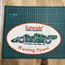 ★70’s ゲータレード Gatorade 1975年 レーシングチーム F1 刺繍 ワッペン パッチ 企業 ドリンク メーカー ビンテージ USA_画像2