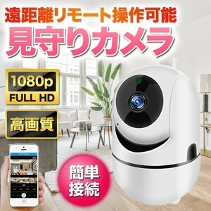 見守りカメラ ペット 赤ちゃん ワイヤレス 監視 モニター WIFI ネットワーク ベビー 室内 高画質 遠隔操作 IP IOT 録画 リモート スマホ