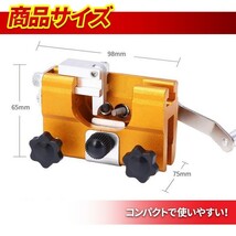 チェーンソー目立て機 手動式 目立機 シャープナー ガイドバー 研磨 DIY メンテナンス ソーチェン 刃研ぎ メンテナンス ヤスリ 替刃式_画像7