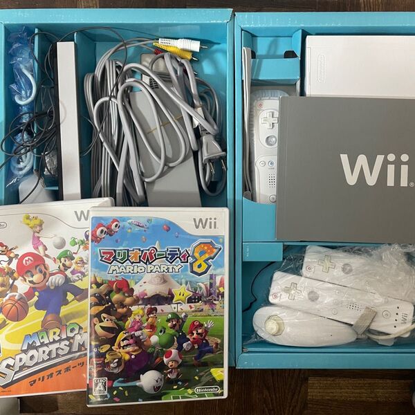 Wii 本体 カセット3枚