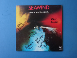 直筆サイン入り シーウィンド 太陽の伝説 SEAWIND Window Of A Child AOR LIGHT MELLOW ライトメロウ BOB PAULINE WILSON CTI LAX 3286