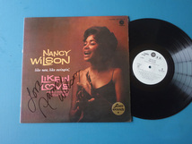 直筆サイン入り テストプレス 白プロモ ナンシー・ウィルソン・ファースト ECP-88050 CAPITOL NANCY WILSON LIKE IN LOVE_画像1