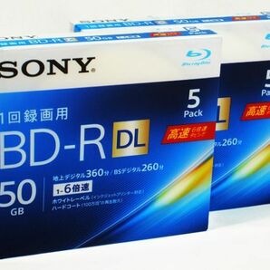 ■ SONY BD-R DL 1回録画用 50GB 6倍速 5枚パック 2個セット (5BNR2VJPS6)の画像1