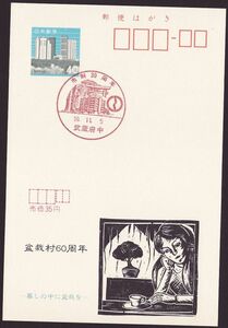 小型印 jc1399 市制30周年 武蔵府中 昭和59年11月5日