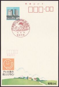 小型印 jc1371 第12回ジュニア全国切手展 東京中央 昭和59年8月24日