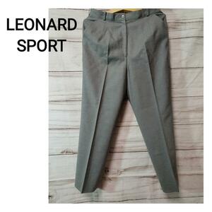 LEONARD SPORT レオナール スポーツ レディース ウール パンツ グレー 70